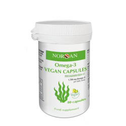 Omega 3 vegan, 80 kapsul