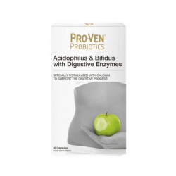 Probiotiki s prebavnimi encimi, 30 kapsul