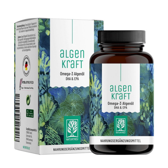 Omega 3 olje iz alg, DHK in EPK, 60 kapsul Omega 3 olje iz alg, DHK in EPK, 60 kapsul