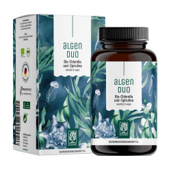 Spirulina in klorela, bio, 360 pelet (tablet)