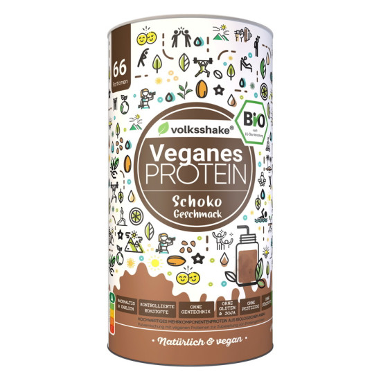 Rastlinske beljakovine (proteini), čokolada, bio, 1000 g Rastlinske beljakovine (proteini), čokolada, bio, 1000 g