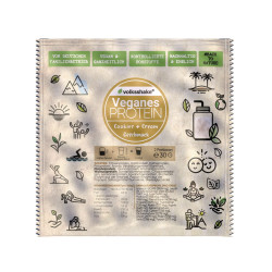 Rastlinske beljakovine (proteini) s sladili, okus piškotek, tester, 30 g